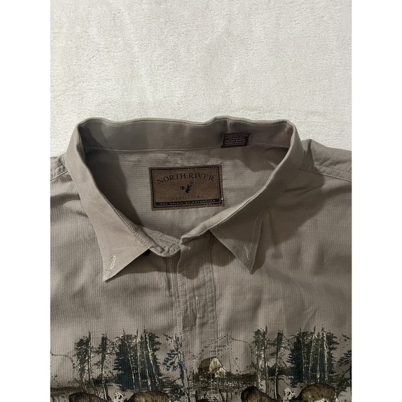 Clearwater Outfitters Long Sleeve Hunting Shirt‎ 2XL Whitetail Deer Wildlife - Picture 2 of 5